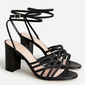 J. Crew braided multi strap sandals, BNWT